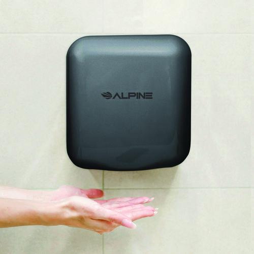 Picture of Hemlock Commercial Automatic 120V Hand Dryer, 6.68 x 11.41 x 12.31, Stainless Steel, Gray