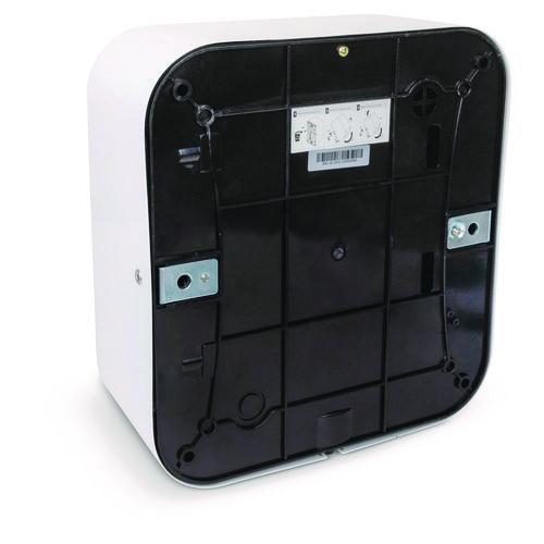 Picture of Hemlock Commercial 220V Automatic Hand Dryer, 6.68 x 11.41 x 12.31, Stainless Steel, White