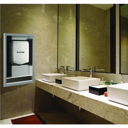 Picture of Hemlock Recess Wall Kit, 3.38 x 16.38 x 26, Stainless Steel