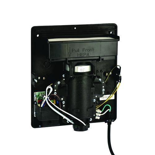 Picture of Willow Commercial 120V Automatic Hand Dryer, 3.93 x 11.25 x 12.63, Stainless Steel, Black