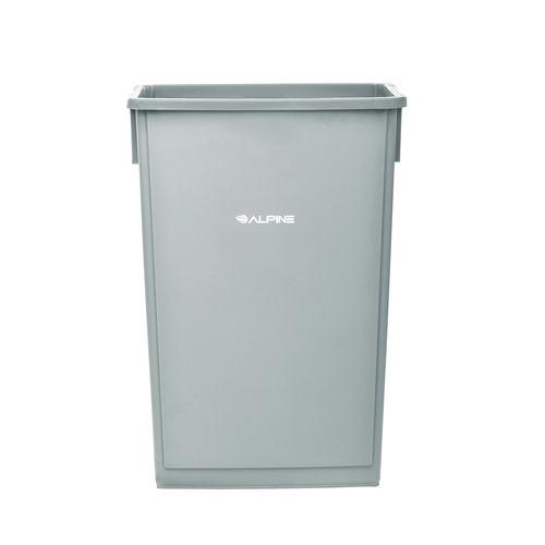 Picture of Slim 23 Gallon Indoor Trash Can, Plastic, Gray
