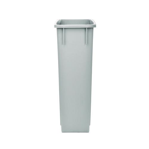 Picture of Slim 23 Gallon Indoor Trash Can, Plastic, Gray