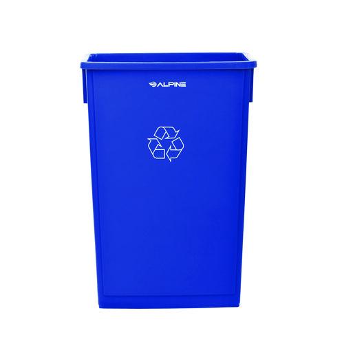 Picture of Slim 23 Gallon Recycling Bin, Plastic, Blue