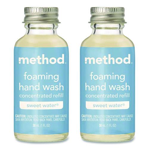 Picture of Refill + Reuse Foaming Hand Soap Refill, Sweetwater, 1 oz Refill Bottle, 2/Pack