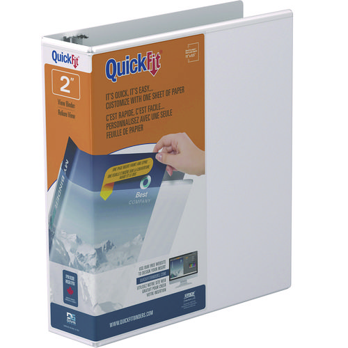 Quickfit+D-Ring+View+Binder%2C+3+Rings%2C+2%26quot%3B+Capacity%2C+11+X+8.5%2C+White