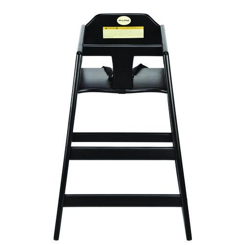 Picture of Wooden Stackable High Chair, Supports Up to 50 lb, 29.02" h, Espresso