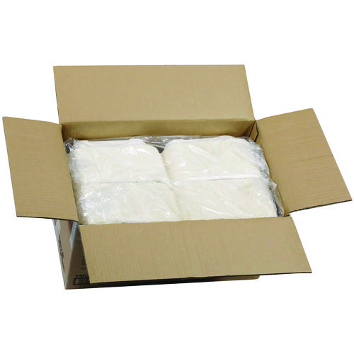 Picture of EarthChoice PFAS Free Compostable Hinged Lid Container, 9 x 9 x 3, White, Sugarcane, 150/Carton