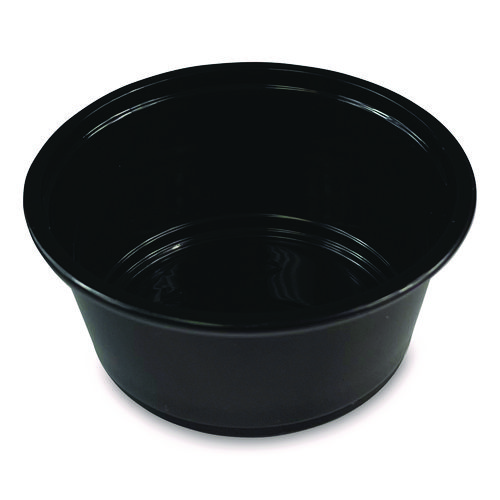 Picture of Souffle/Portion Cups, 3.25 oz, Polypropylene, Black, 2,500/Carton