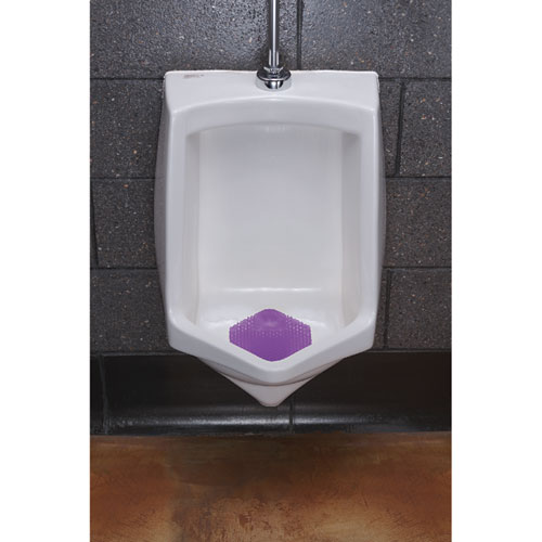 Picture of The Wave Urinal Deodorizer, Urinal Screens, Fabulous Scent, 58 g, Purple, 10/Box, 6 Boxes/Carton