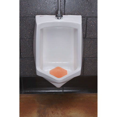 Picture of Wave 3D Urinal Deodorizer Screen, Mango Scent, Orange, 10/Box