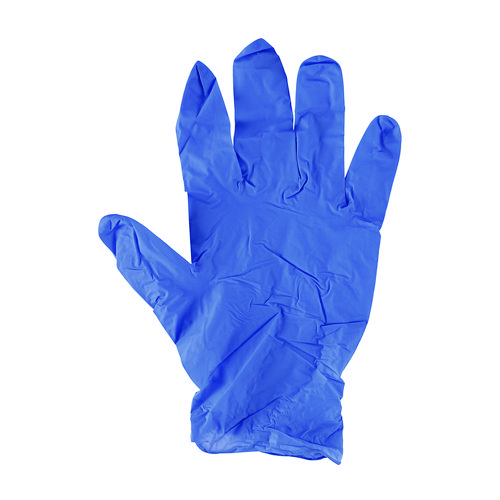 Picture of Disposable General-Purpose Nitrile Gloves, Medium, Blue, 4 mil, 100/Box