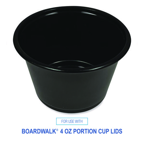 Picture of Souffle/Portion Cups, 4 oz, Black, 2,500/Carton