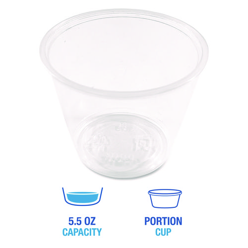 Picture of Souffle/Portion Cups, 5.5 oz, Translucent, 2,500/Carton