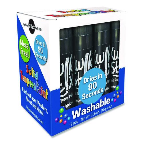 Picture of Kwik Stix Single Color Pack, 0.7" x 3.5", Black, 12/Pack, 12 Packs/Carton