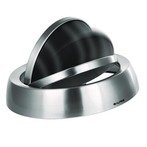 Picture of 17 Gallon Stainless Steel Indoor Recycling, Trash and Compost Bins with Swivel Lid