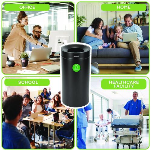 Picture of 27 Gallon Black Stainless Steel Compost Can