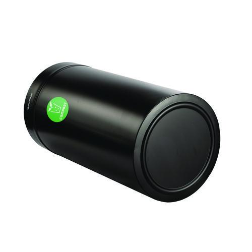Picture of 27 Gallon Black Stainless Steel Compost Can
