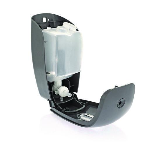 Picture of Surface Mounted Soap and Hand Sanitizer Dispenser, 27 oz, 4.1 x 4.6 x 9.6, Gray