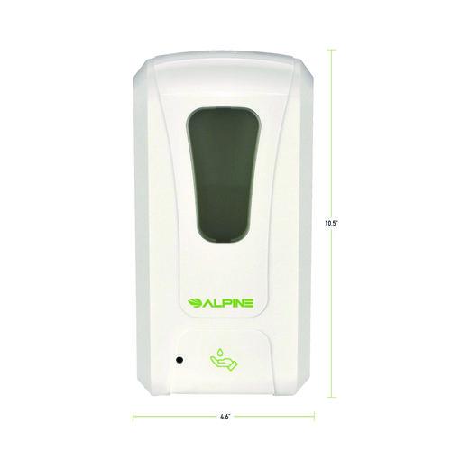 Picture of Wall Mount Automatic Foam Hand Sanitizer and Soap Dispenser, 40 oz, 4.48 x 6 x 11.1, White
