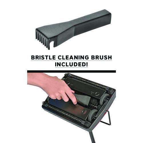 Picture of Manual Triple Brush Carpet and Floor Sweeper, 42.5" Handle, Red