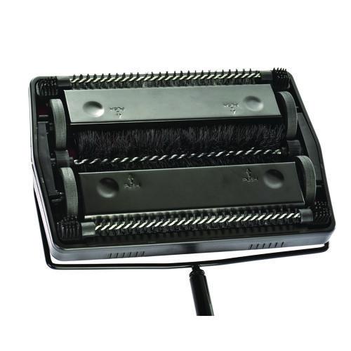 Picture of Manual Triple Brush Carpet and Floor Sweeper, 42.5" Handle, Red