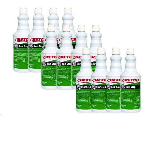 Picture of Rest Stop Non-Acid Bowl and Restroom Cleaner, Floral Fresh Scent, 32 oz Bottle, 12/Carton