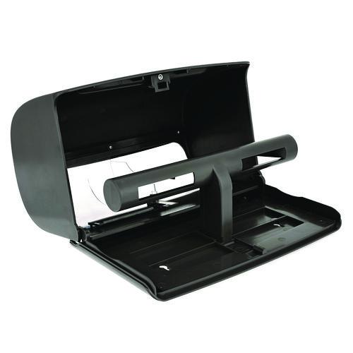 Picture of Side-by-Side Double Roll Toilet Tissue Dispenser, 6.3 x 6.3 x 10.3, Gray