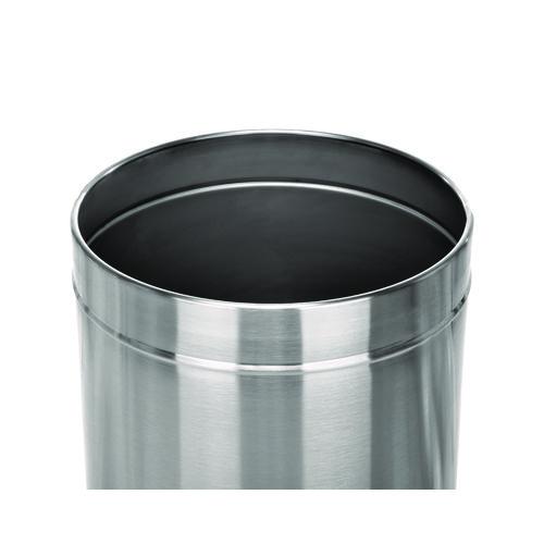Picture of 27 Gallon Stainless Steel Commercial Indoor Trash Can, Brushed Stainless Steel