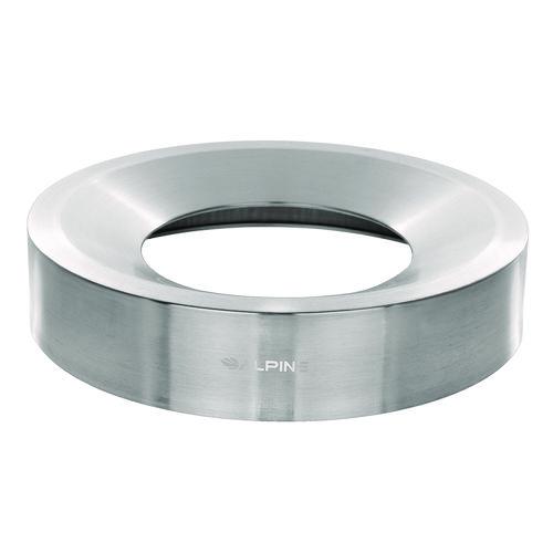 Picture of 27 Gallon Stainless Steel Recycling Can, Brushed Stainless Steel