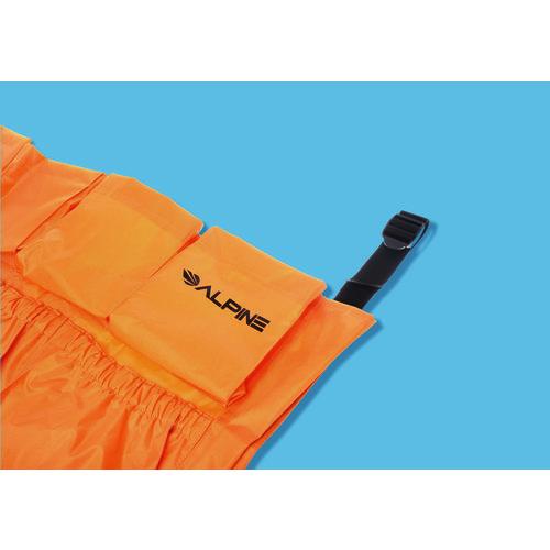 Picture of 12-Pocket Trash Can Caddy Bag, 12 Compartments, Orange
