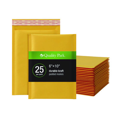 Kraft+Bubble+Mailers%2C+%230%2C+Barrier+Bubble+Cushion%2C+Redi-Seal+Adhesive+Closure%2C+6+x+9%2C+Brown+Kraft%2C+25%2FPack