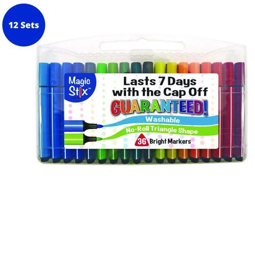Picture of Magic Tri Stix Set, 36 Assorted Colors, 36/Set, 12 Sets/Carton