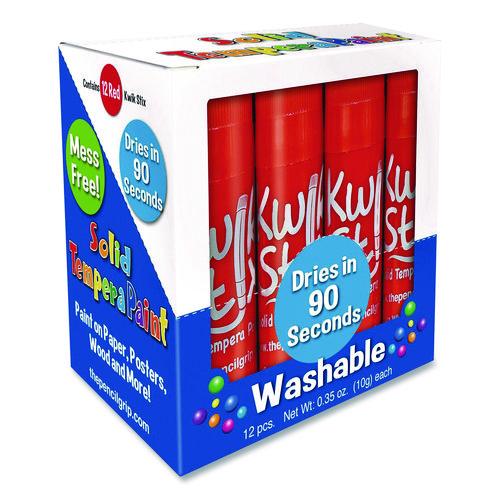 Picture of Kwik Stix Single Color Pack, 0.7" x 3.5", Red, 12/Pack, 12 Packs/Carton