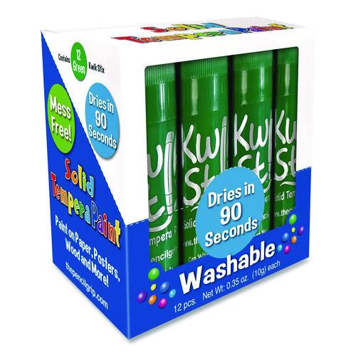 Picture of Kwik Stix Single Color Pack, 0.7" x 3.5", Green, 12/Pack, 12 Packs/Carton