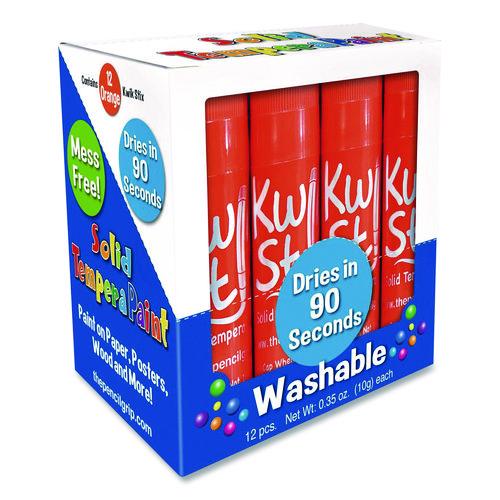 Picture of Kwik Stix Single Color Pack, 0.7" x 3.5", Orange, 12/Pack, 12 Packs/Carton