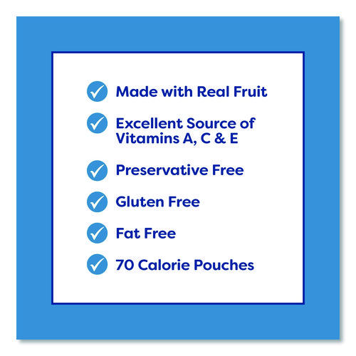 Picture of Fruit Snacks, Mixed Fruit, 0.9 oz Pouch, 40/Box