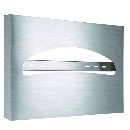 Picture of Stainless Steel Brushed Half-Fold Toilet Seat Cover Dispenser, 15.7 x 2 x 11.8