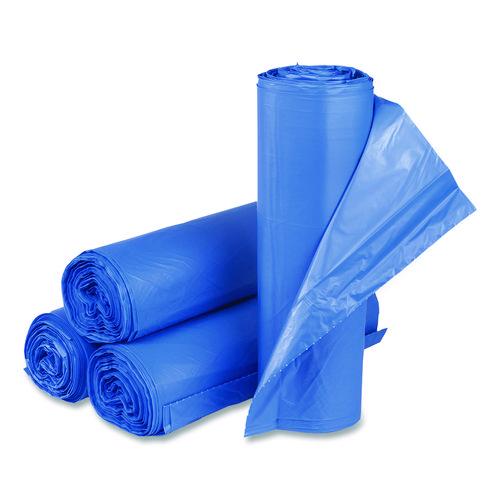Picture of High-Density Commercial Can Liners, 60 gal, 18 mic, 40" x 48", Blue, 200/Carton