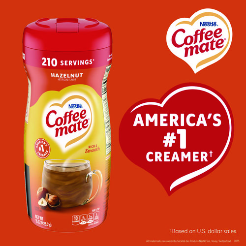 Picture of Hazelnut Creamer Powder, 15oz Plastic Bottle