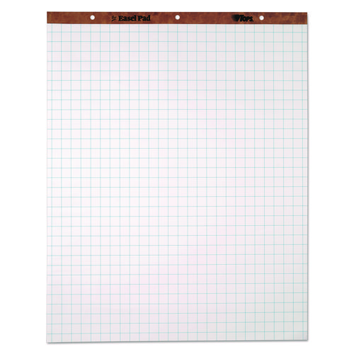 Picture of Easel Pads, Quadrille Rule (1 sq/in), 27 x 34, White, 50 Sheets, 4/Carton