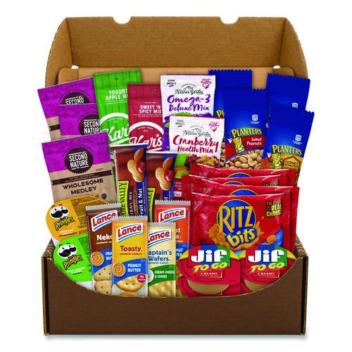 Picture of On The Go Snack Box, 27 Assorted Snacks/Box