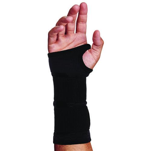 Picture of ProFlex 685 Wrist Support Sleeve with Double Strap, Small, Fits Left Hand/Right Hand, Black
