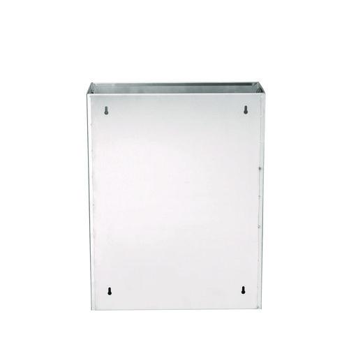 Picture of Stainless Steel Surface-Mounted Waste Receptacle, 6.4 gal, Brushed Stainless Steel
