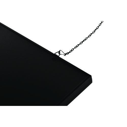 Picture of LED Rectangular Beer Sign, 19 x 10, Black Frame, Blue/Green/Orange/Red/White Graphics