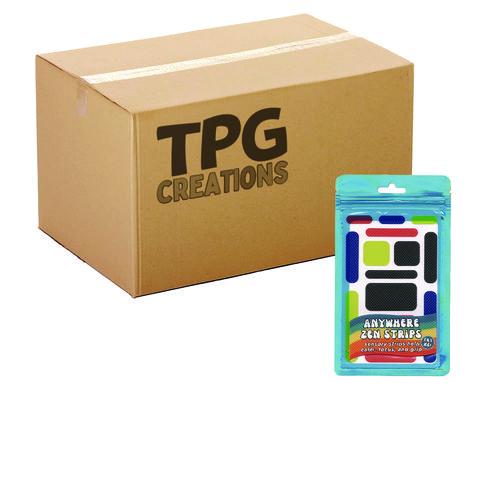 Picture of Anywhere Zen Strips, Bumpy, Assorted Primary Colors 13/Set, 24 Sets/Carton