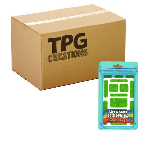 Picture of Anywhere Zen Strips, Sandy Palm Leaves, Assorted Colors, 13/Set, 24 Sets/Carton