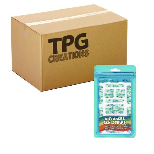 Picture of Anywhere Zen Strips, Sandy Waves, Assorted Colors, 13/Set, 24 Sets/Carton