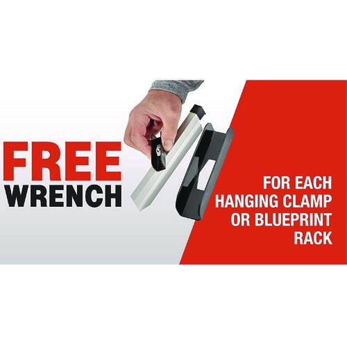 Picture of Blueprint Storage Cabinet Steel Vertical Plan Center, Assorted Document Sizes, 15" x 27" to 47.25" x 32.5" to 57", Blue