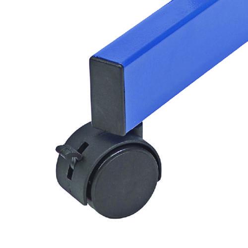 Picture of Expandable Blueprint Storage Cabinet Mobile Plan Center, Assorted Document Sizes, 20.5" x 28" to 46.5" x 50.75", Blue