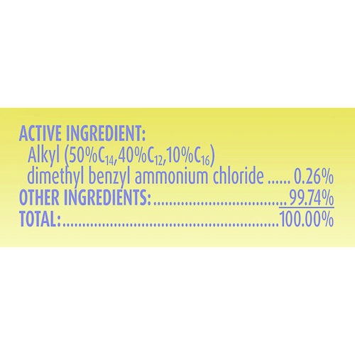 Picture of Dual Action Disinfecting Wipes, 1-Ply, 7 x 7.5, Citrus, White/Purple, 75/Canister, 6 Canisters/Carton